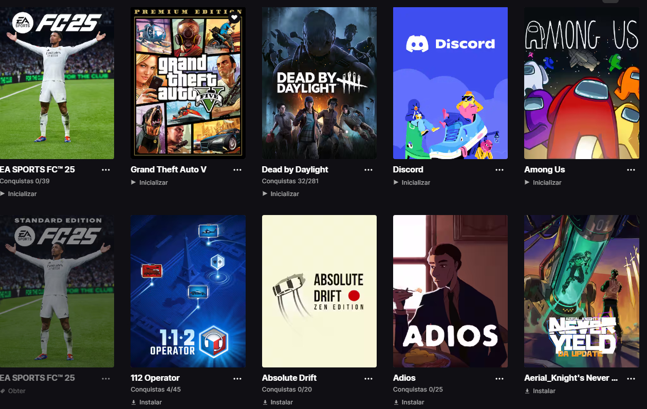 SUPER CONTA EPIC GAMES JOGOS TOP + PREÇO IMBATÍVEL!