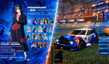 CONTA FORTNITE + ROCKET LEAGUE COM MUITOS ITENS TRYHARD + 50 JOGOS NA EPIC GAMES