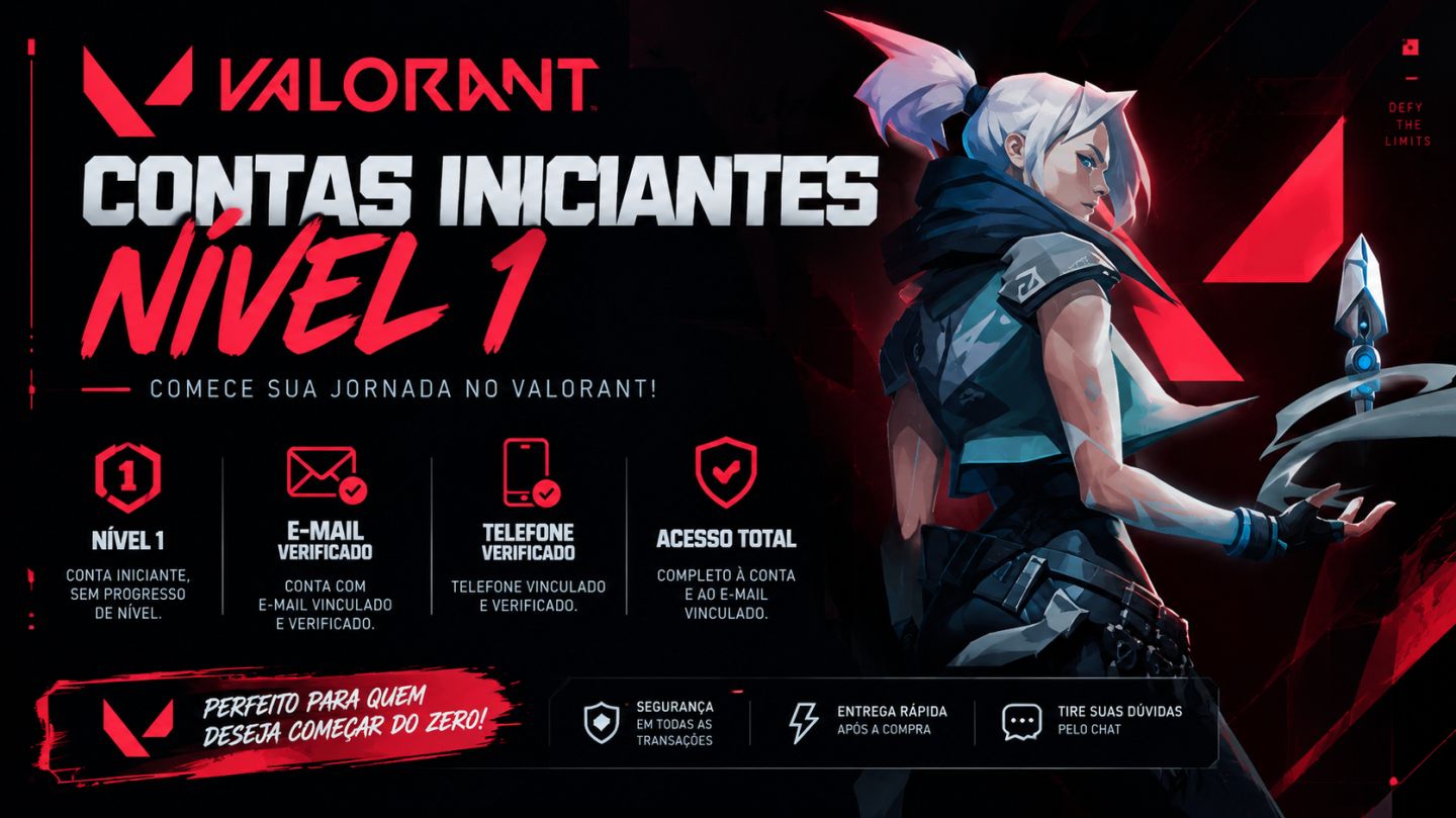 Conta Valorant | Skins Exclusivas, Elo e Agentes Desbloqueados