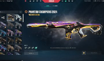 CONTA VALORANT COM SKINS - FULL ACESSO - PACOTE CHAMPIONS 2024- UNRANKED.