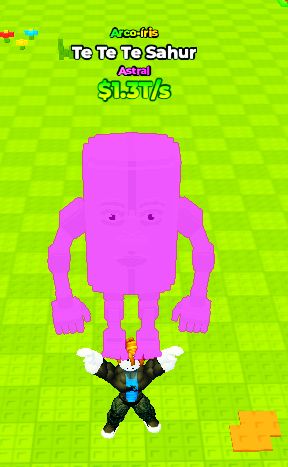 EMPURRE UM BLOCO DA SORTE - ROBLOX - BRAINROTS OPS E BARATOS