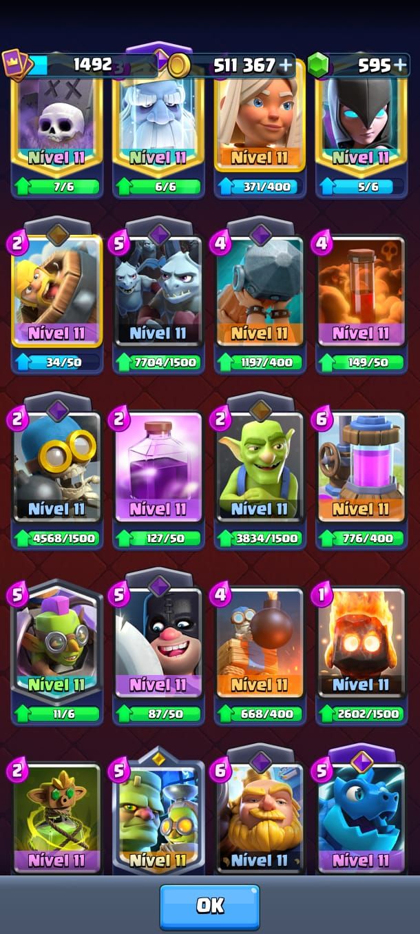 Clash Royale 8 Anos | Conta Endgame | 16 Evoluções | Rei 15 | Arena 26
