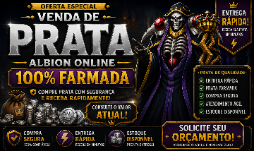 ALBION ONLINE PRATA+brinde AMÉRICA!! ENTREGA 24H!!! MELHOR PREÇO DO SITE!!!