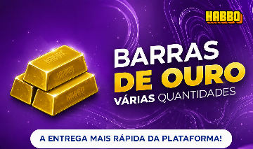 BARRA HABBO 50C - MOEDAS HABBO - BARRA DE OURO