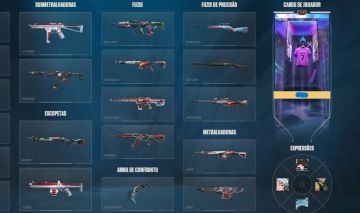 CONTA VALORANT - KARAMBIT SAQUEADOR, VADAL RGX, PANTHON GLITCHPOP - LV129