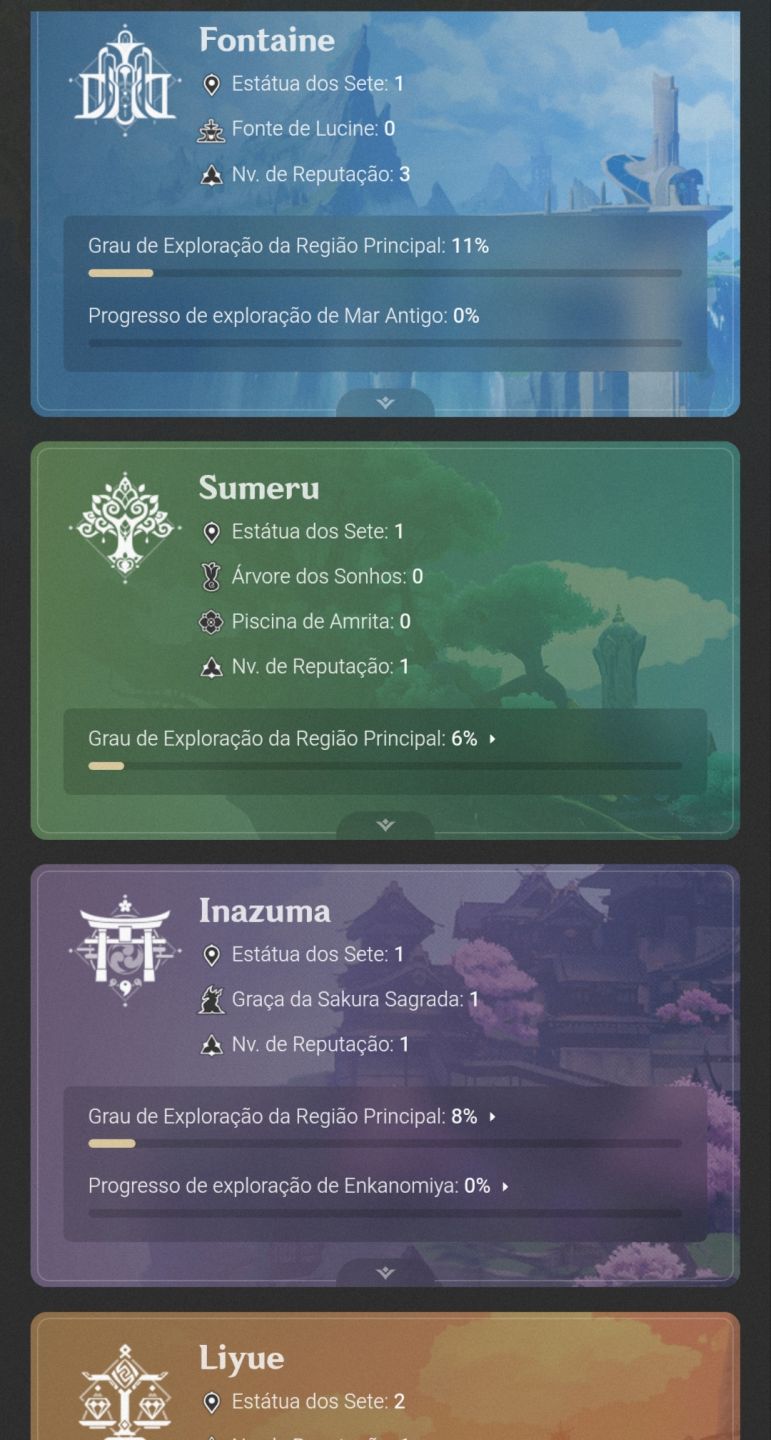 Conta de Honkai + Genshin | Evanescia, Robin Summereto e 21T5