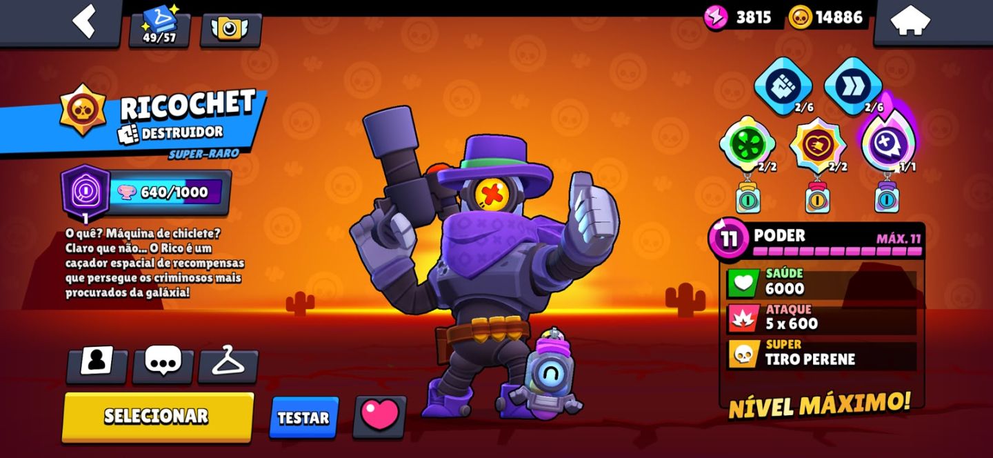[CONTA RARA DE BRAWL STARS, REI FRANK, COLETTE TRIXIE, COLT AGENTE IMPERIAL]