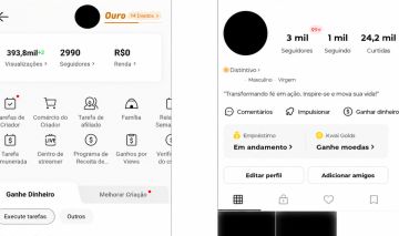 Conta Kwai 3 Mil Seguidores | 393 Mil Views | Kwai Shop Liberado