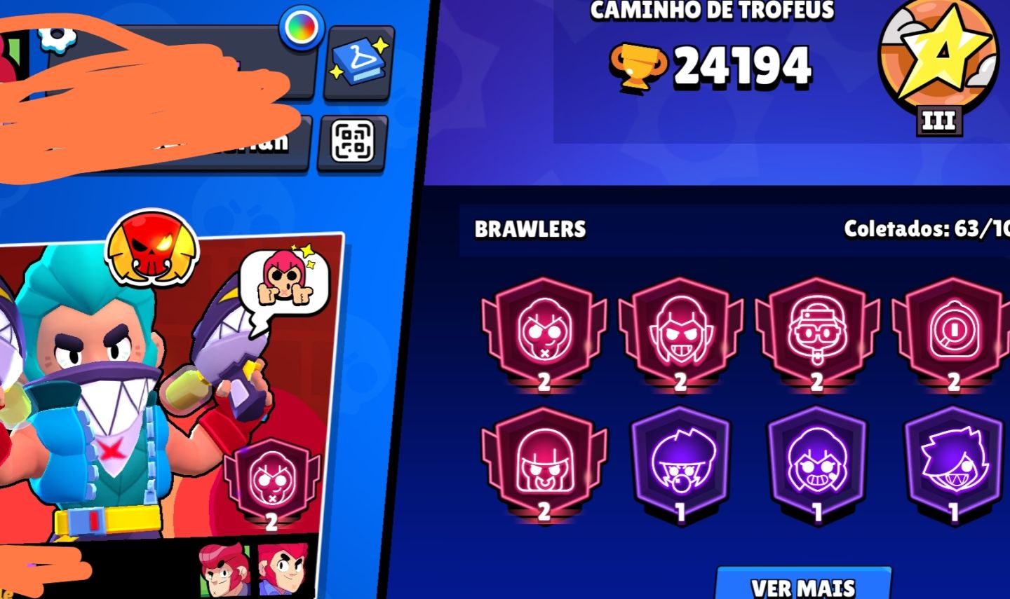 Conta brawl conta nova