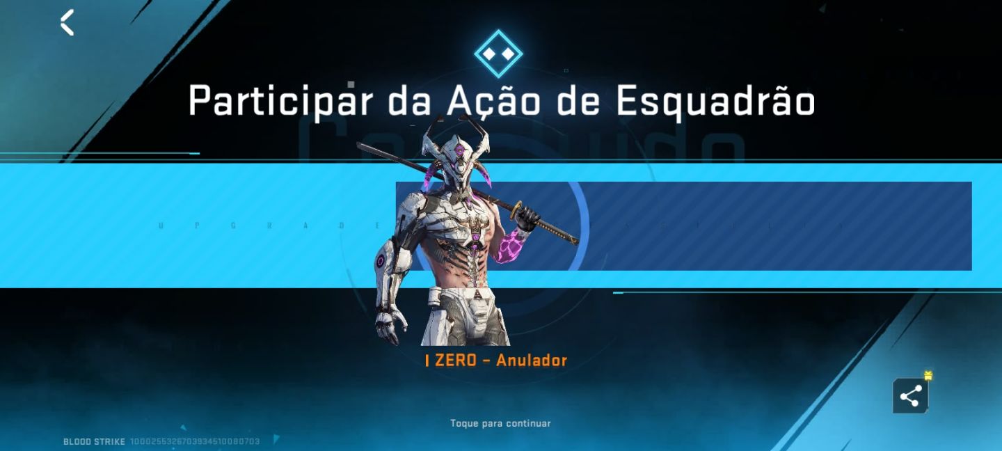 (PRA SAIR RÁPIDO!) CONTA DE BLOOD STRIKE COM 4 ETERNAS RARAS!