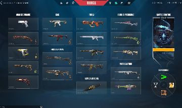 Conta VALORANT com skin em todas as aramas bundle champions 2023 e 2024 e arcane