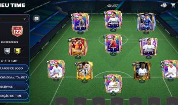 CONTA FC MOBILE 27 GER 122 ( JOGADORES UPADOS FULL, PODE IR DO GER 125/126)