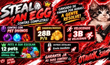 [PROMOÇÃO] CONTAS ROUBE UM OVO | STEAL AN EGG CONTAS FULL COM PETS RAROS E MAIS!