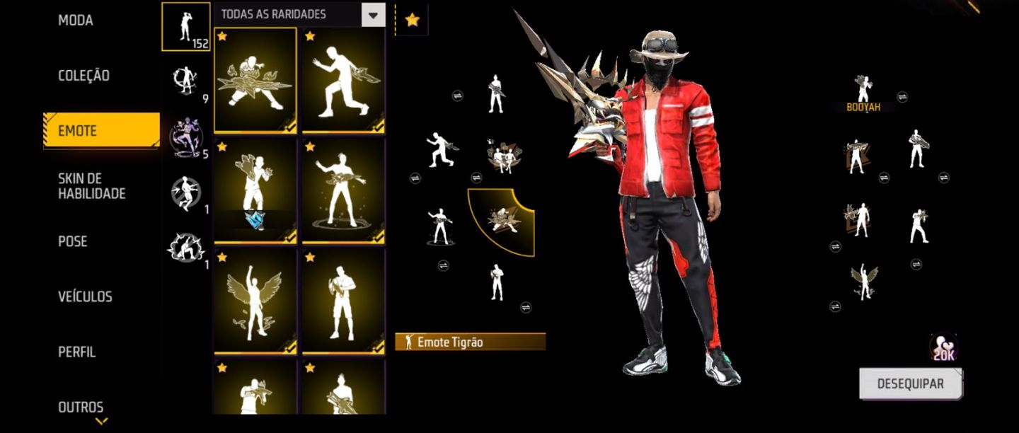 CONTA DE FREE FIRE PRIME 8