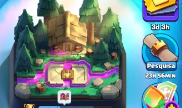 Conta de Clash Royale parada