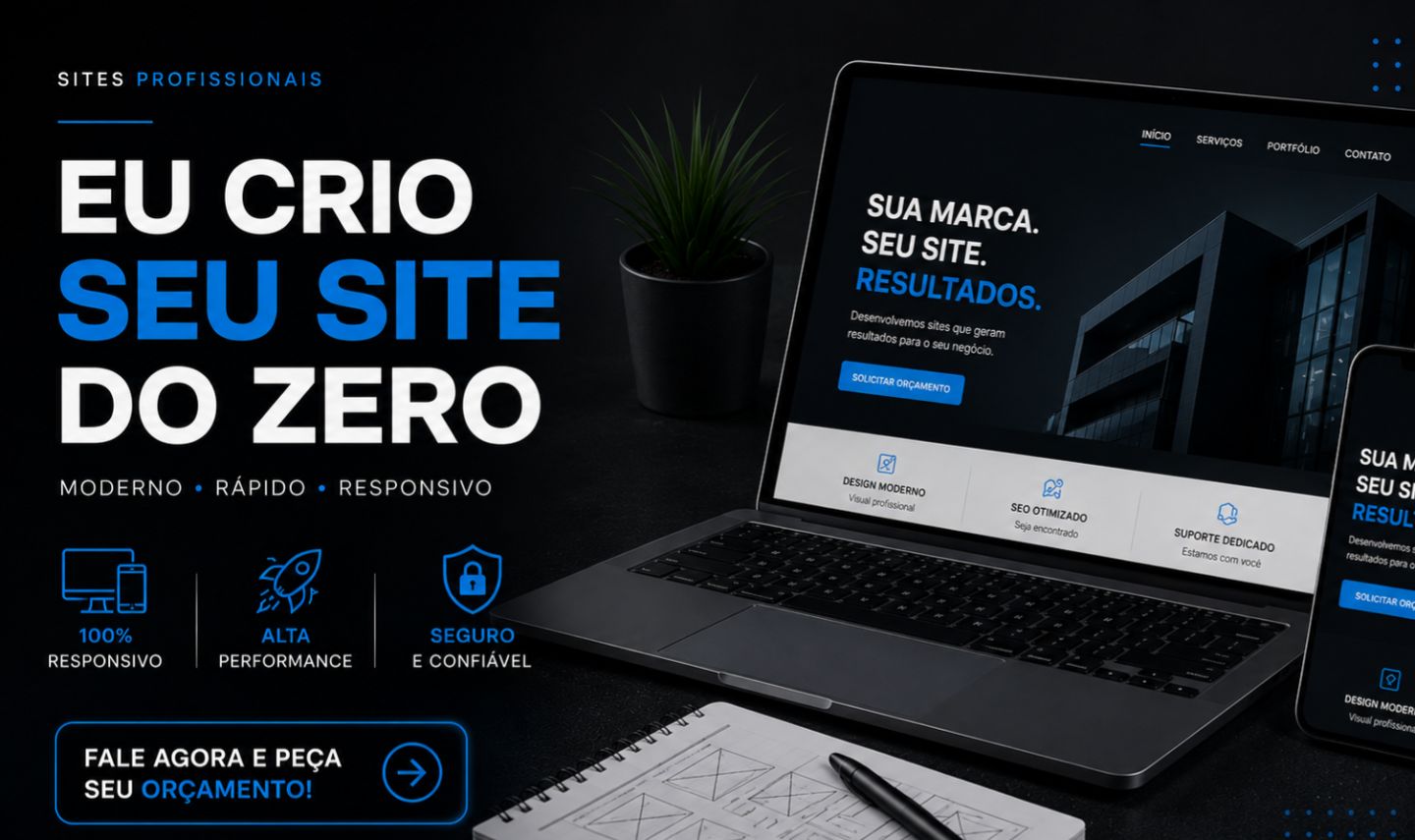 Vou Criar Sites Profissionais | Landing pages