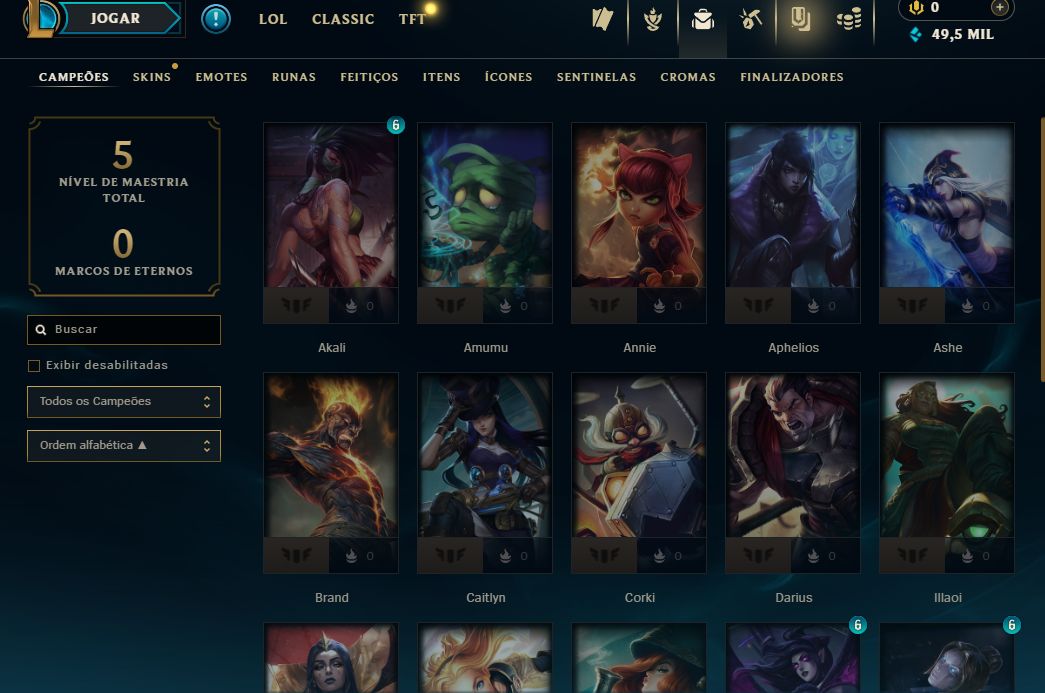 [Entrega Automática] Lol Ferro, 49K Ea, Level 30, Upada na Mão, 100% Segura!