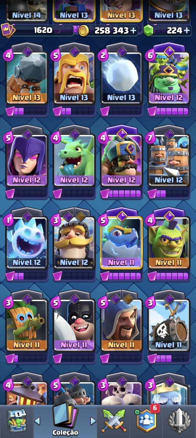 CONTA BRAWL STARS + CLASH ROYALE | BRAWL STARS 2018 | 13145 TROFÉUS