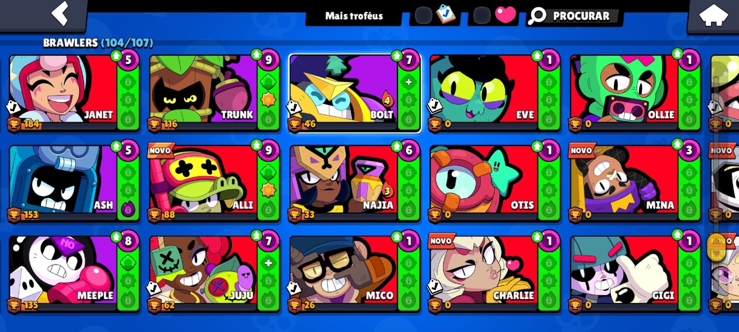 Conta de Brawl 50K de troféus, (PRA SAIR HOJE!!!))