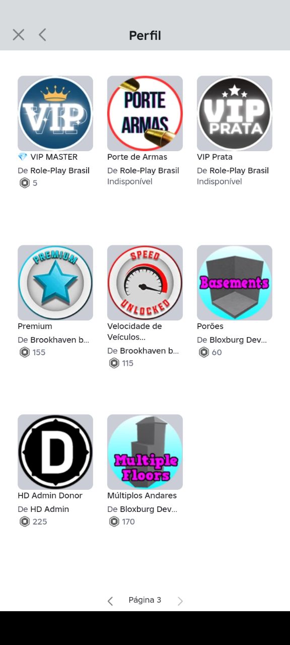 Conta Roblox à Venda