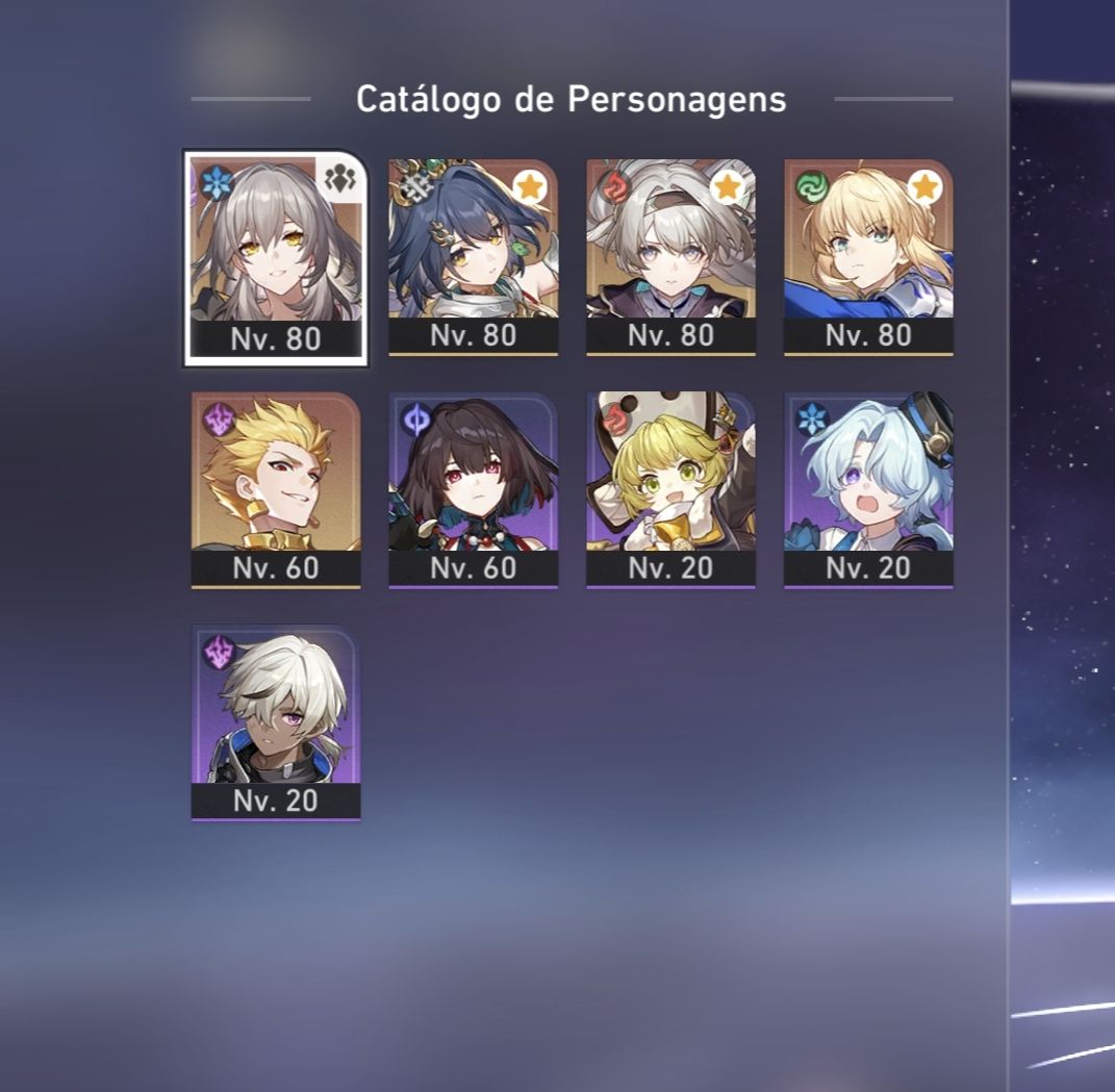 Conta F2P HSR