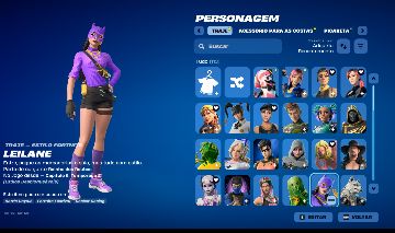 Conta de Fortnite com várias skin tryhard