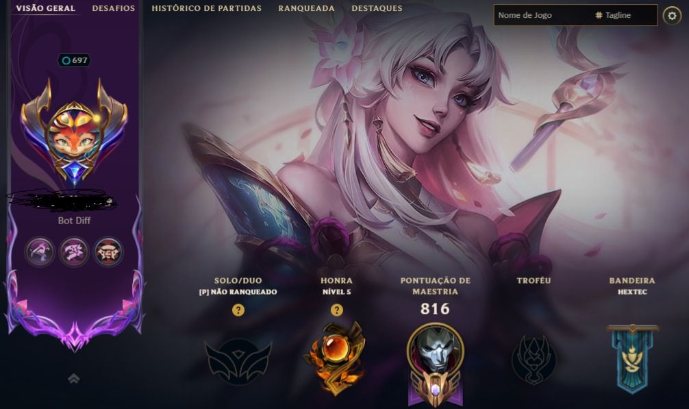 Conta League of legends