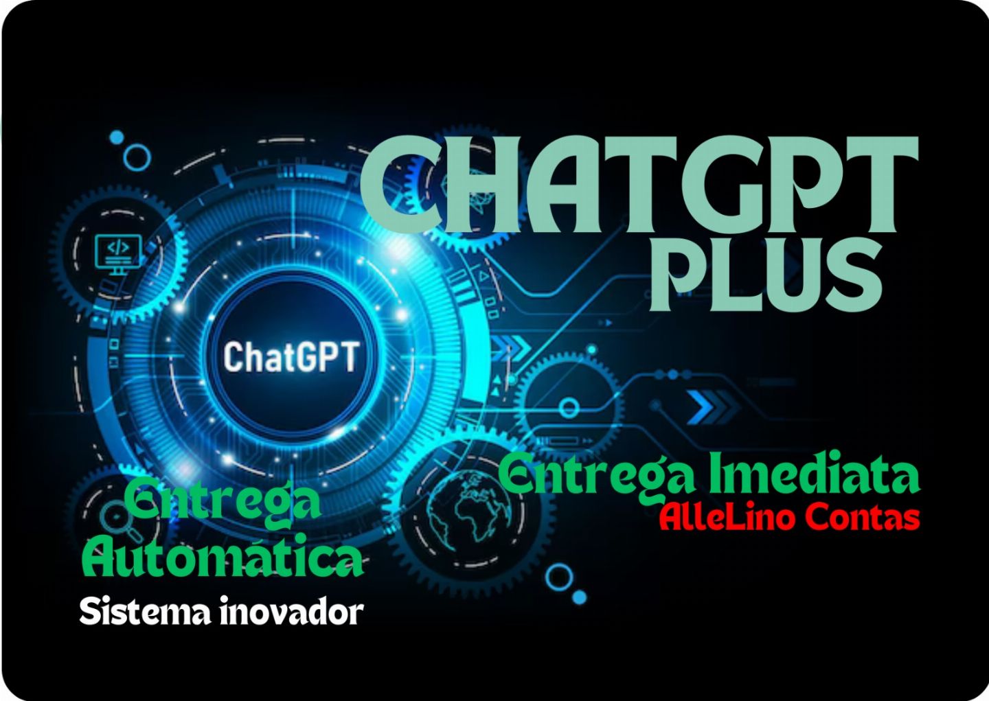 ChatGPT PLUS 4 Acesso Imediato ao Chat GPT PLUS 4.0 - Promoção + BRINDE