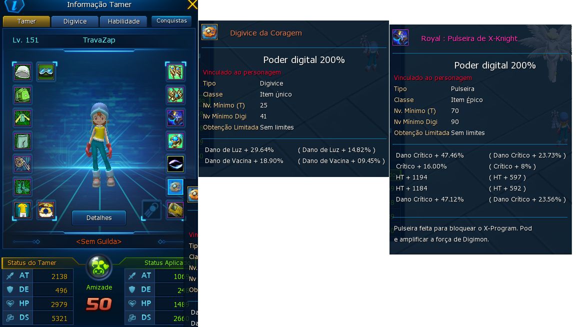 ZEED rank U Tamer Lv 151 OX full pef clon ordine LADMO Omegamon