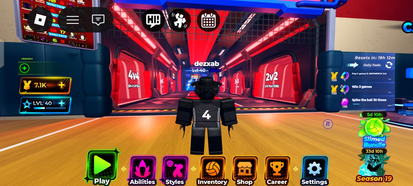 Venda de Conta Roblox Vôlei Competitivo Shiro/KISUKI mais Redirection Jump.