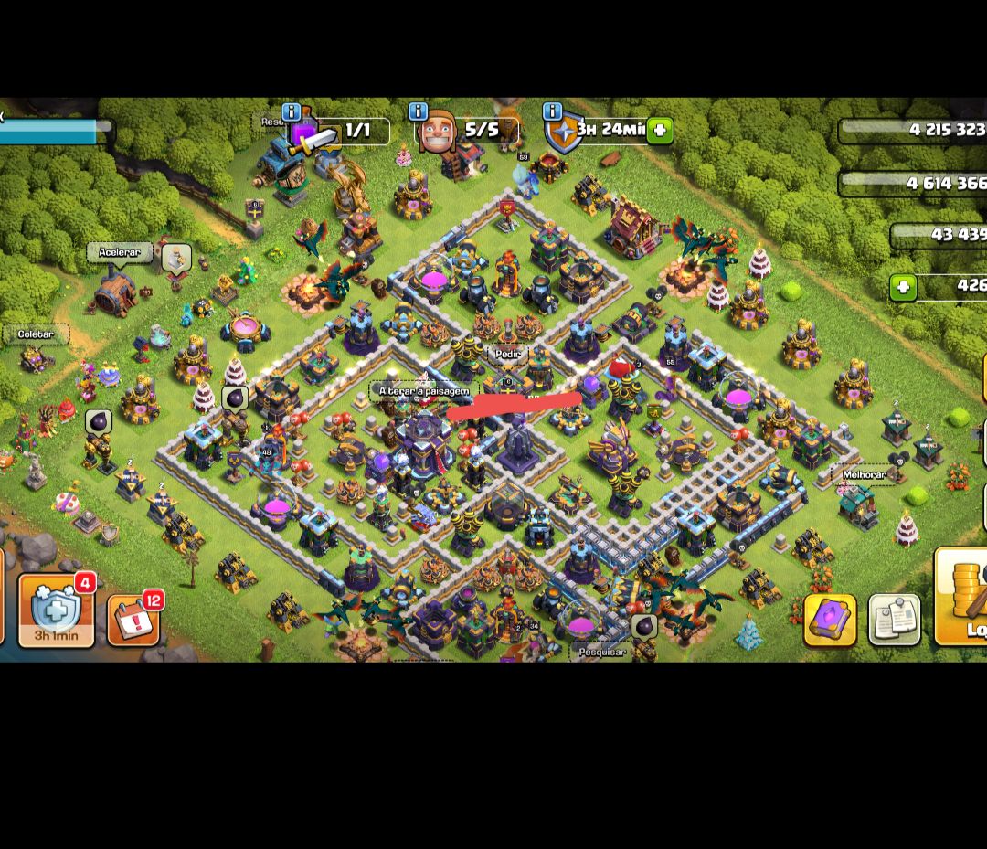 CONTAS CLASH OF CLANS