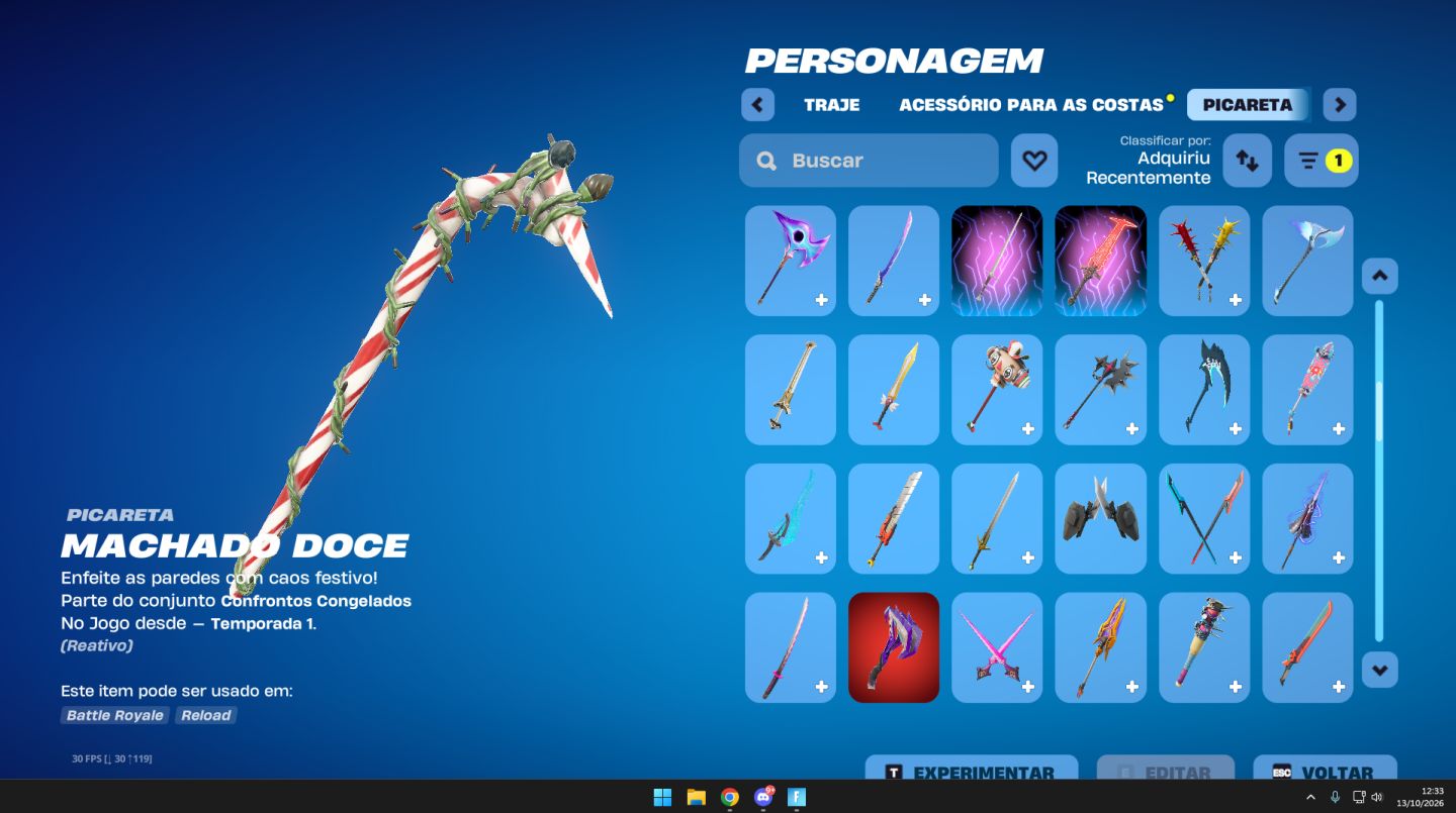 Conta de fortnite OG (+30 Skins compradas, e pacotes exclusivos)