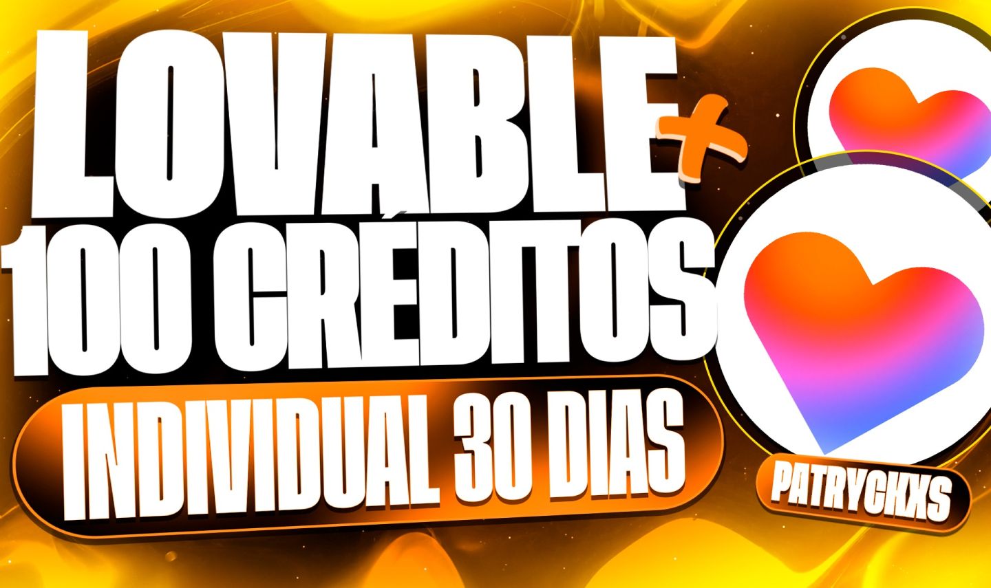 Lovable Pro 100 Créditos +5 Diariamente 100% Privado e Individual 30 Dias