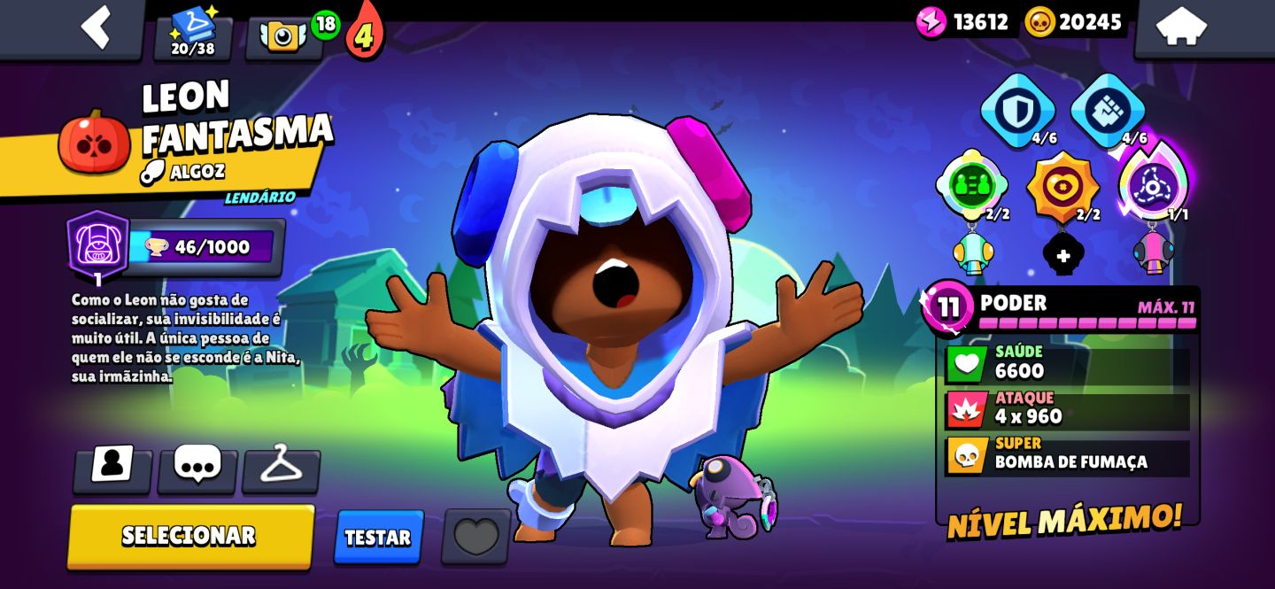 CONTA DE BRAWL STARS RARA (2019)