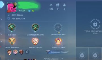 Conta Smurf Mobile Legends Épico