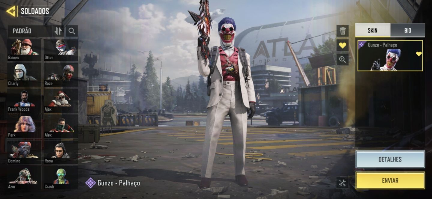 Conta cod mobile com 3 miticas