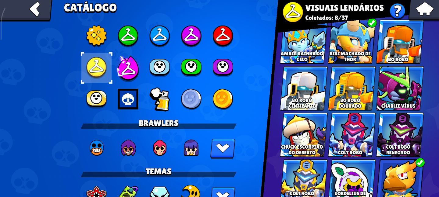 CONTA GEMADA DE BRAWL STARS COM 50K