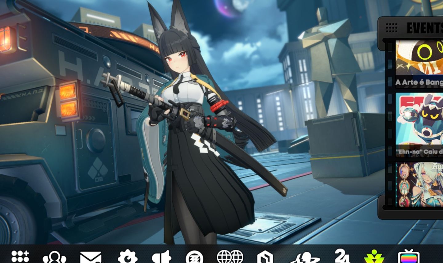 Conta 3 em 1 Zenless Zone Zero, Genshin Impact e Honkai Star Rail