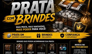 A cada 10M de prata GANHE de brindes Albion (AM) MELHOR PREÇO DO SITE!!!