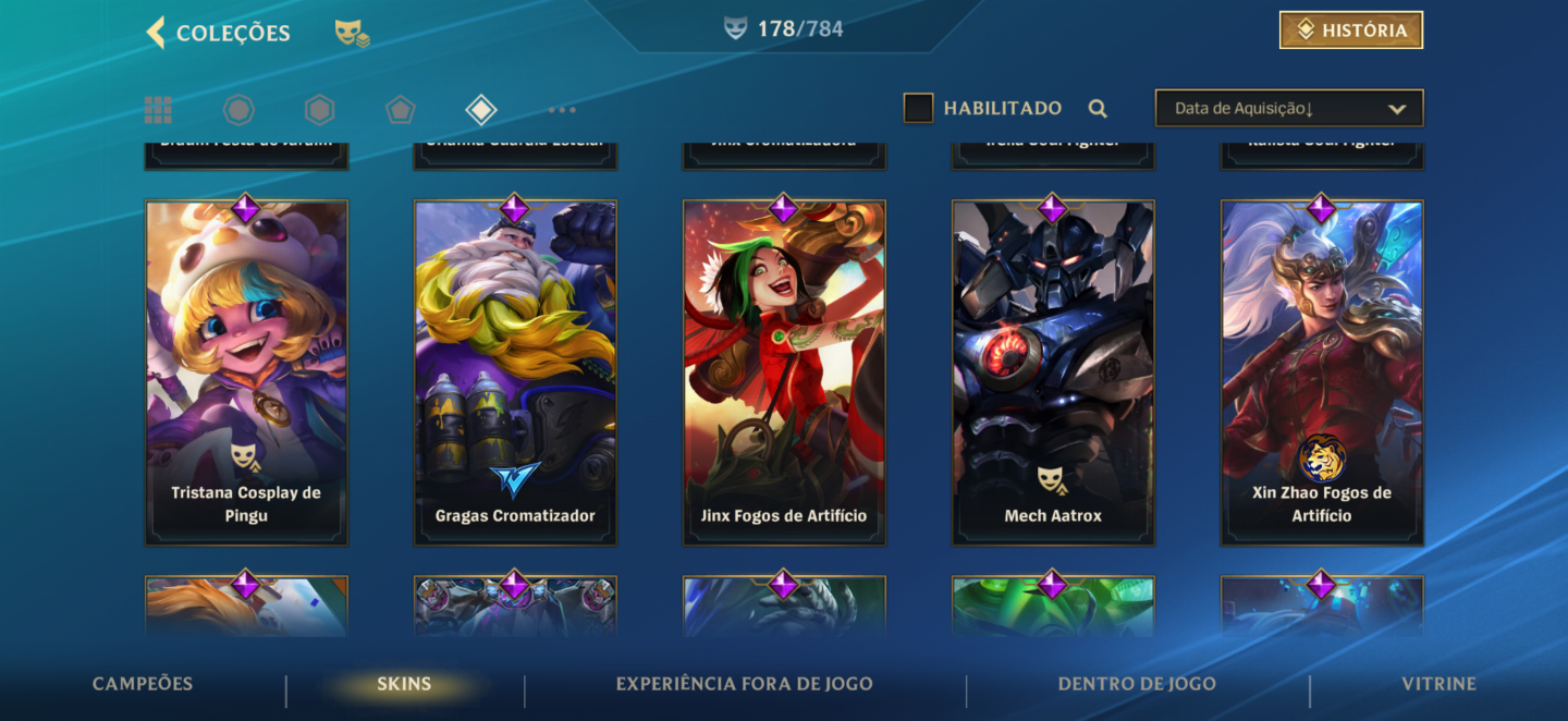 CONTA WILD RIFT,MUITAS SKINS DE ADC E JG, 2 SKIN j4 MISTICAS INCLUINDO J4 HEXTEC