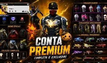 CONTA FREE FIRE 1, 2, 3 PASSE 40K likes E FULL RAGNAROK