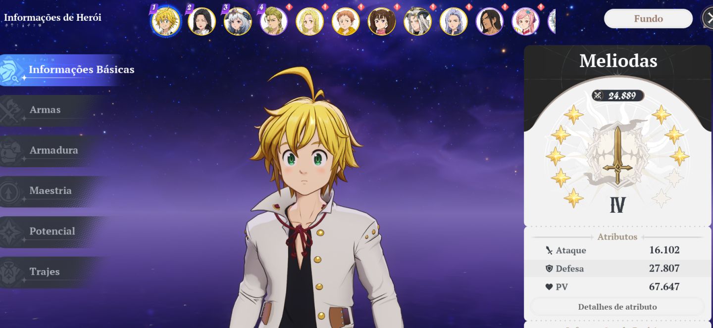 CONTA STARTER 7DS ORIGIN - MELIODAS P8