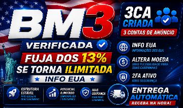 BM3 Verificada | Fuja dos 13% | Se Torna Ilimitada | 3CA Criada | Entrega Auto