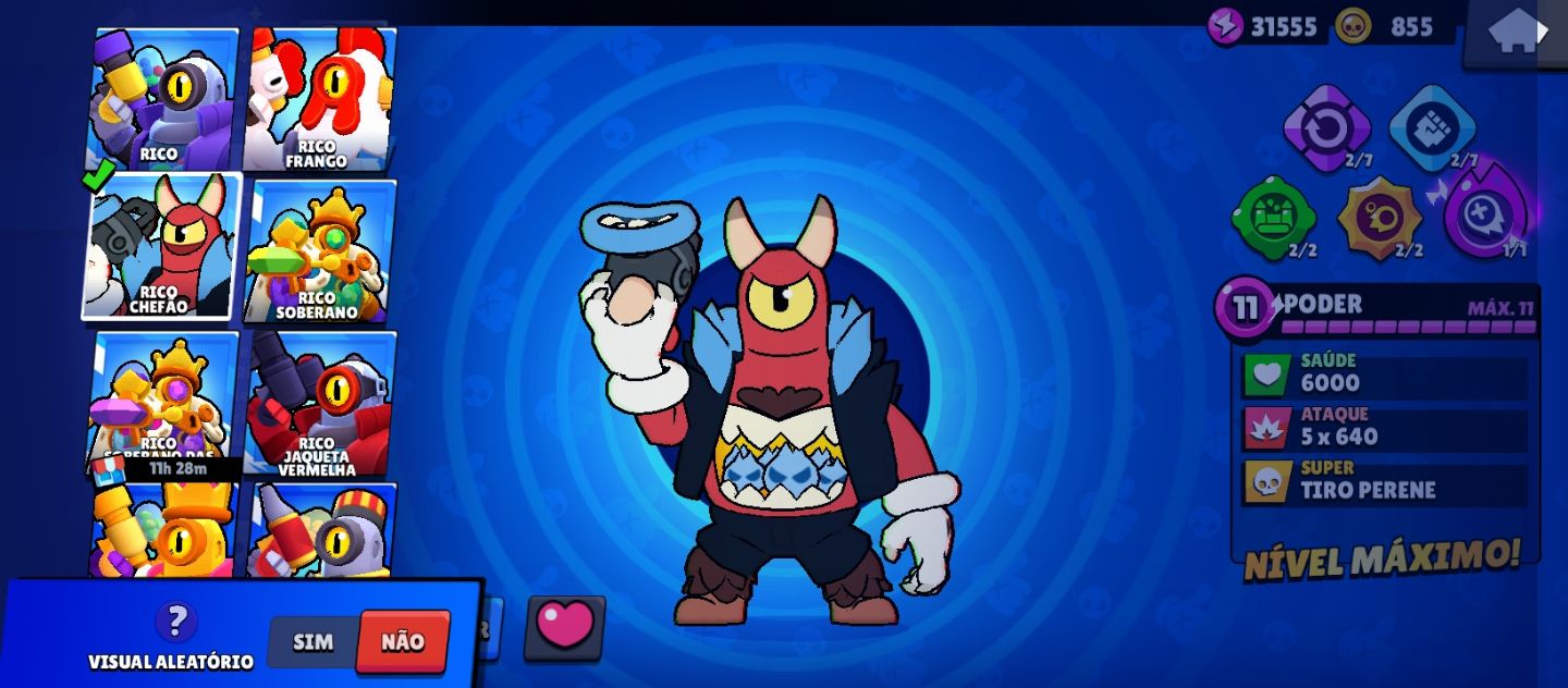 CONTA DE BRAWL STARS MUITOS BRAWLERS E COM MUITAS SKINS