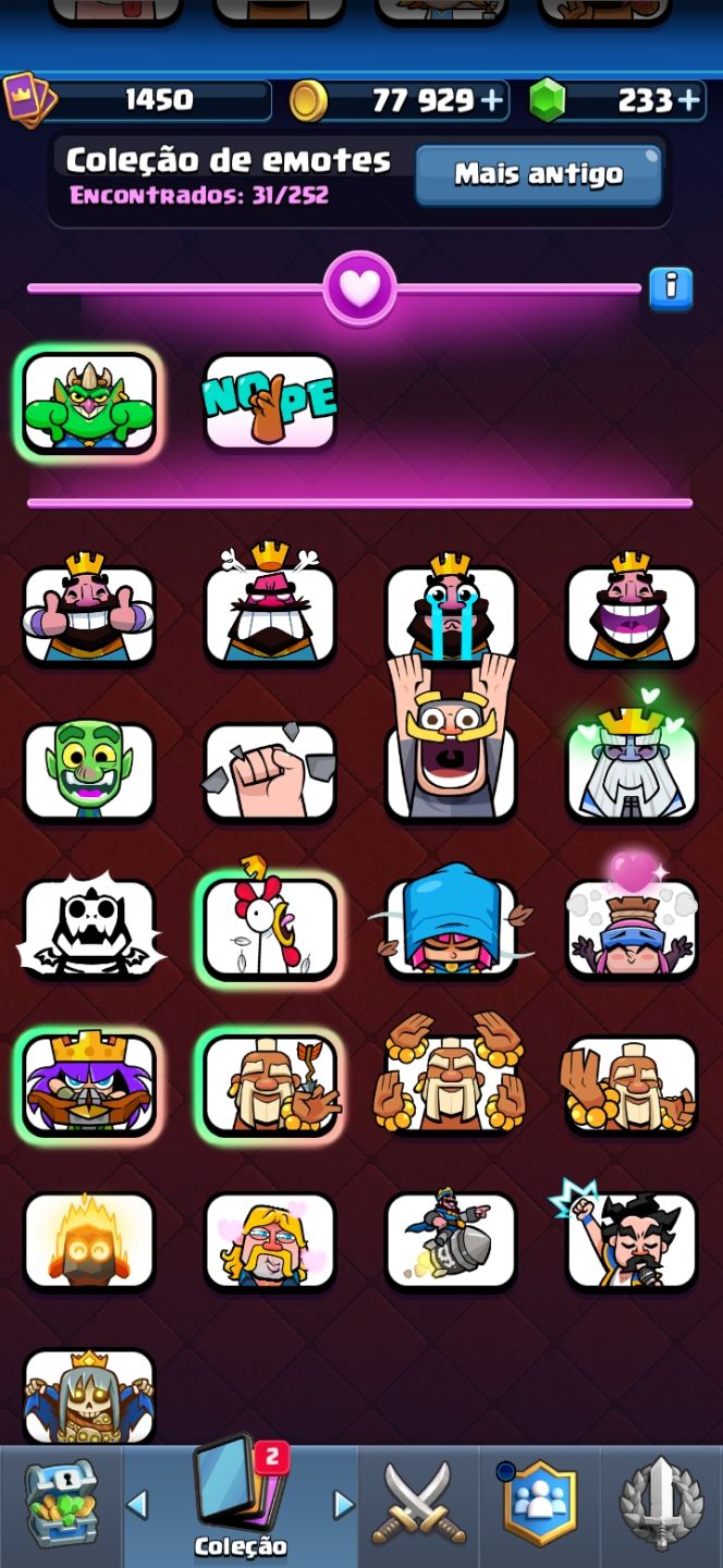 CONTA CLASH ROYALE DE 9 ANOS HIGH LEVEL +10.300 TROFÉUS