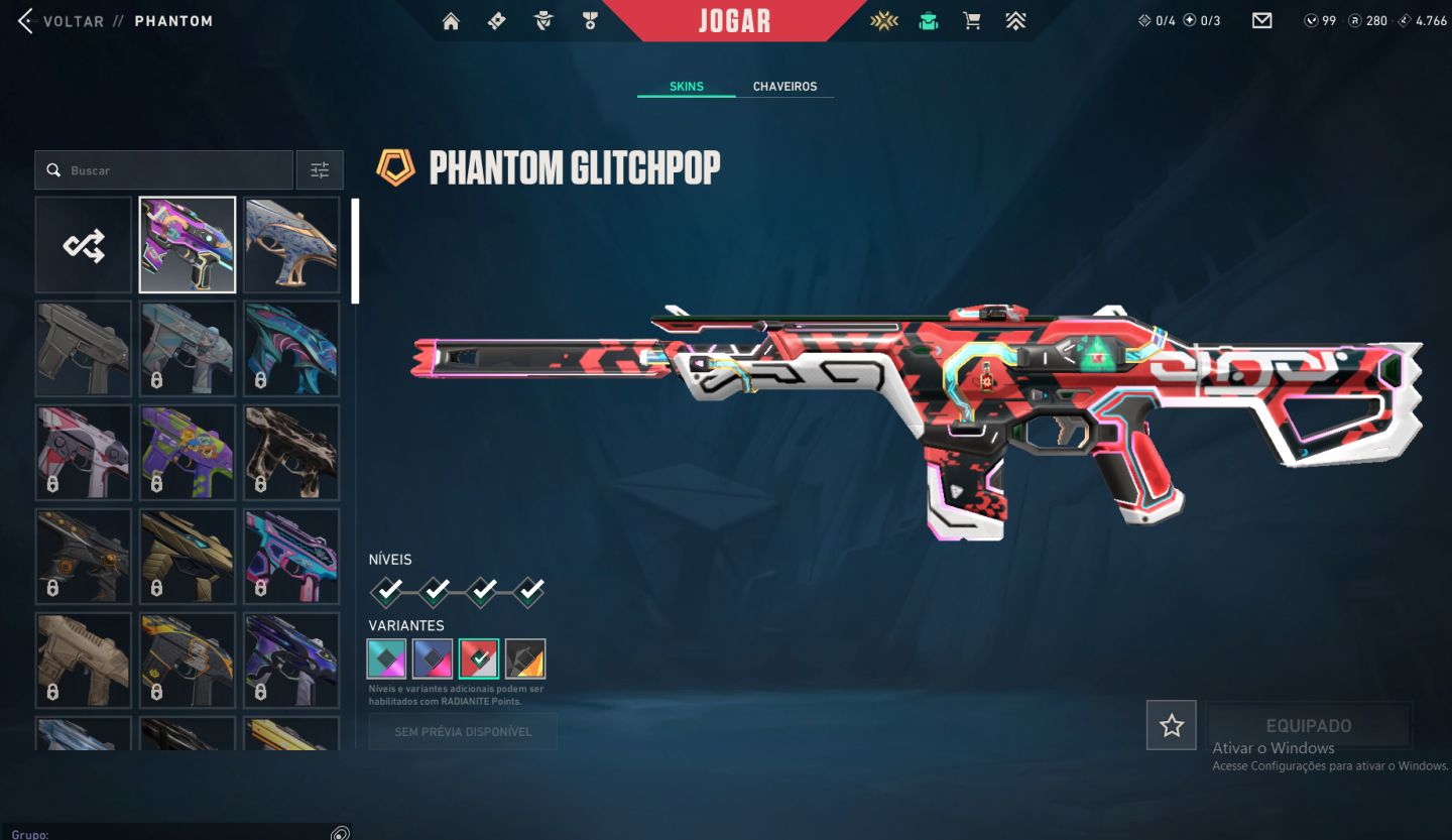 Conta valorant imt 1 com skins