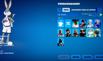 CONTA Fortinite com o passe do Pernalonga completo (com nenhum v-buck)