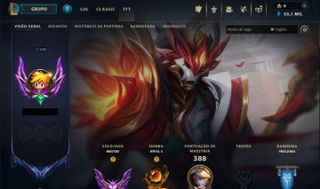 Conta Mestre 1000+ PDLs, 170+SKINS e Fragmentos