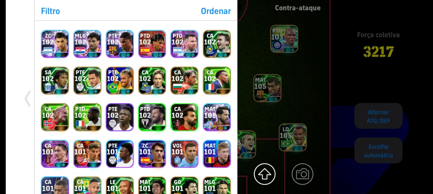 CONTA EFOOTBALL RARA! NEYMAR ANTIGO+NESTA RARO+KOLLER+CAFU BUGADO! +1800 Coins!!