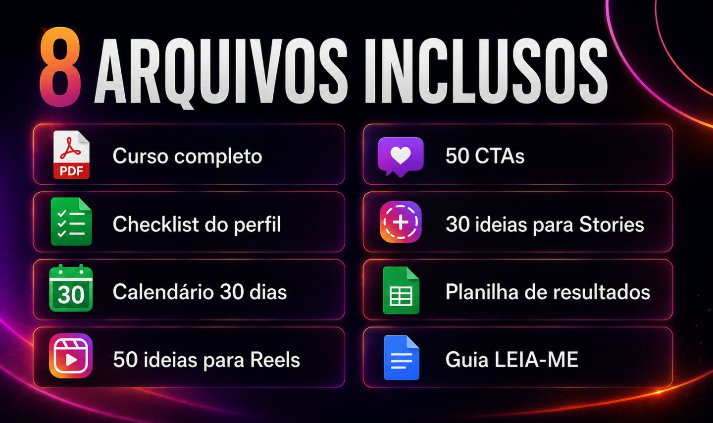 Instagram 360 | Curso Completo + 7 Bônus | PDF + Planilha